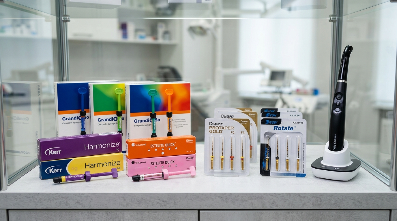 ProTaper Gold Files, Universal Composites & LED Curing Lights