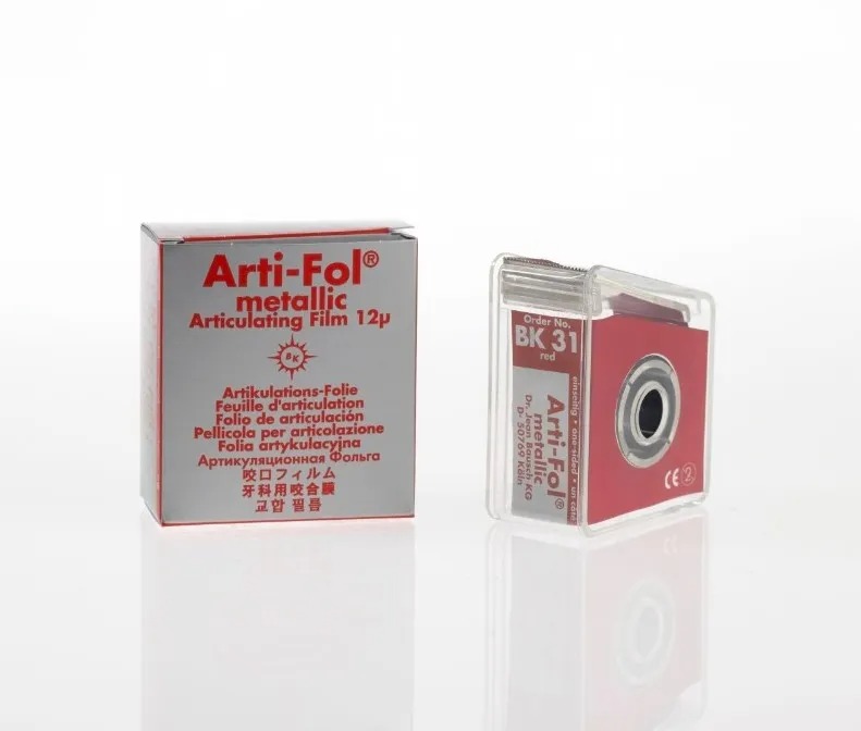 Bausch Arti Fol Metallic Dispenser 22 mm 20 Mts Red One Sided - BK 31
