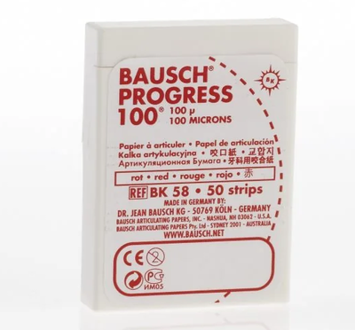 Bausch Articulating Plastic Dispenser 50 Strips Red - BK 58