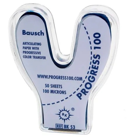 Bausch Articulating Plastic Dispenser in Horseshoe 50 Sheets Blue - BK 53