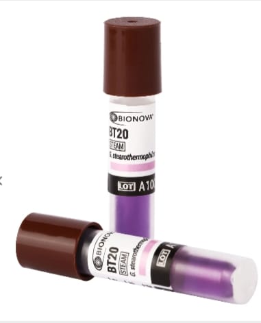 Bionova Biological Indicator - Steam Rapid Sterilization (Pack of 50) (Short Expiry 11-2026)