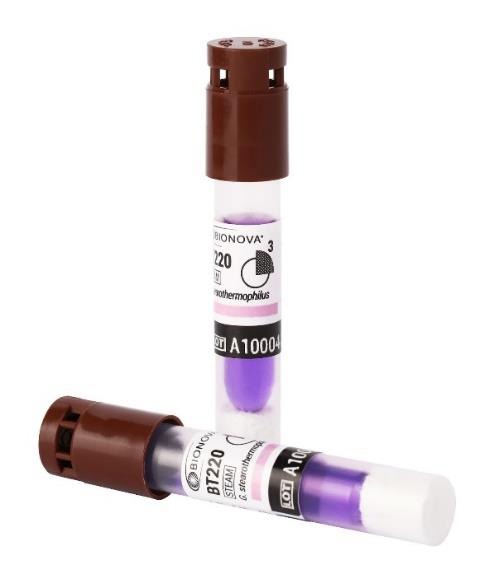 Bionova Biological Indicator - Steam Sterilization (Pack of 100)