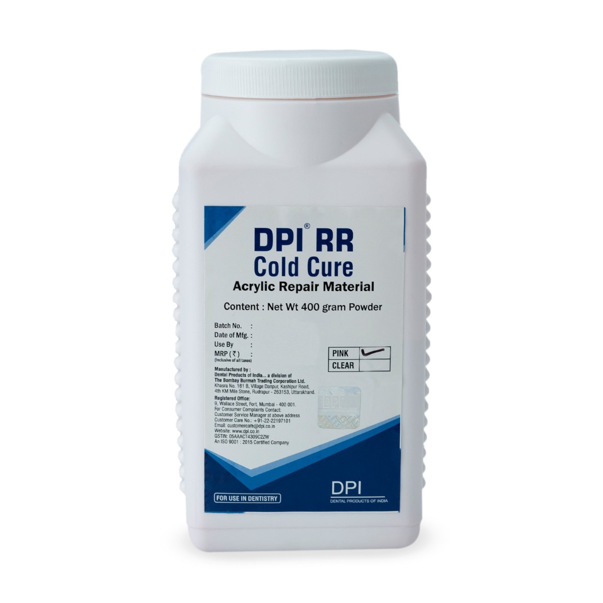 Dpi Rr Cold Cure Powder 400 gm - Pink (FC002)
