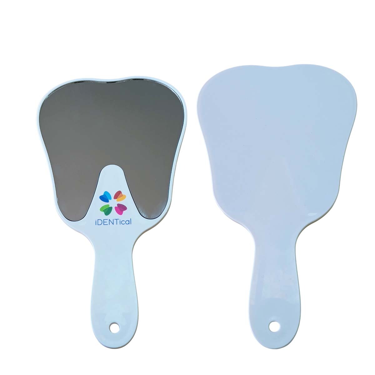 iDENTical Tooth Shape Hand Mirror - White