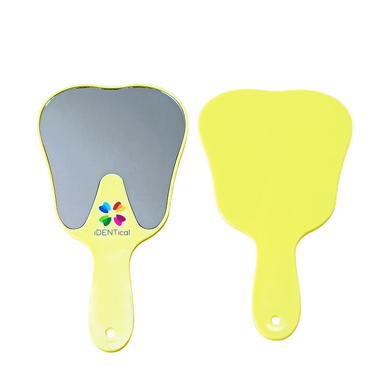 iDENTical Tooth Shape Hand Mirror - Yellow