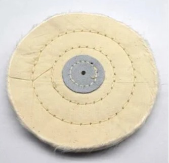 Jinguang Denture Polishing Buffing Wheel - White (6" x 50Ply)