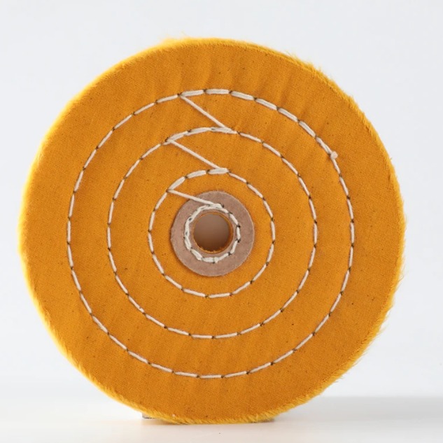 Jinguang Denture Polishing Buffing Wheel - Yellow (4" x 40Ply)