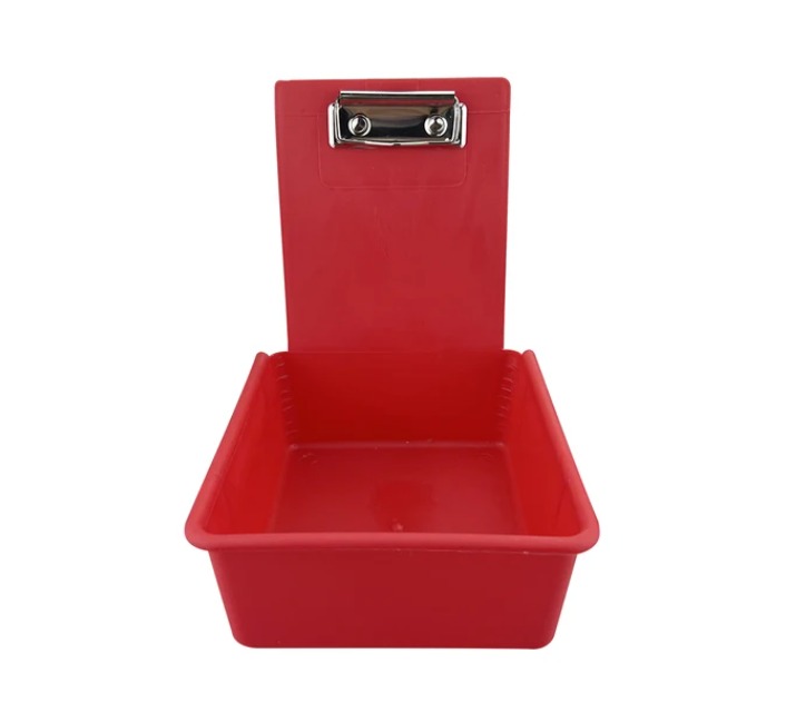 Jinguang Storage Box With Clip - Maroon
