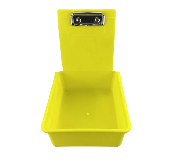 Jinguang Storage Box With Clip -Yellow