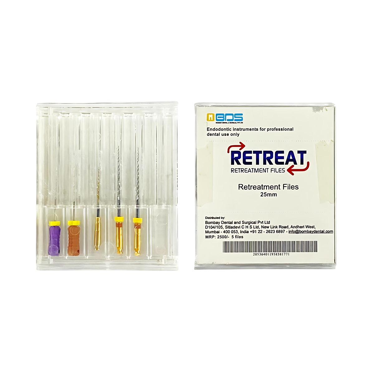 Micro Mega Retreat Retreatment Files 25mm - Assorted