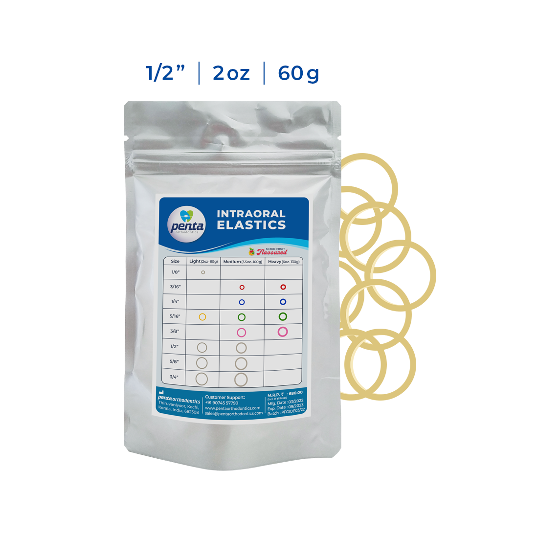 Penta Ortho Intraoral Elastics - Special Elastics (Pack of 500)