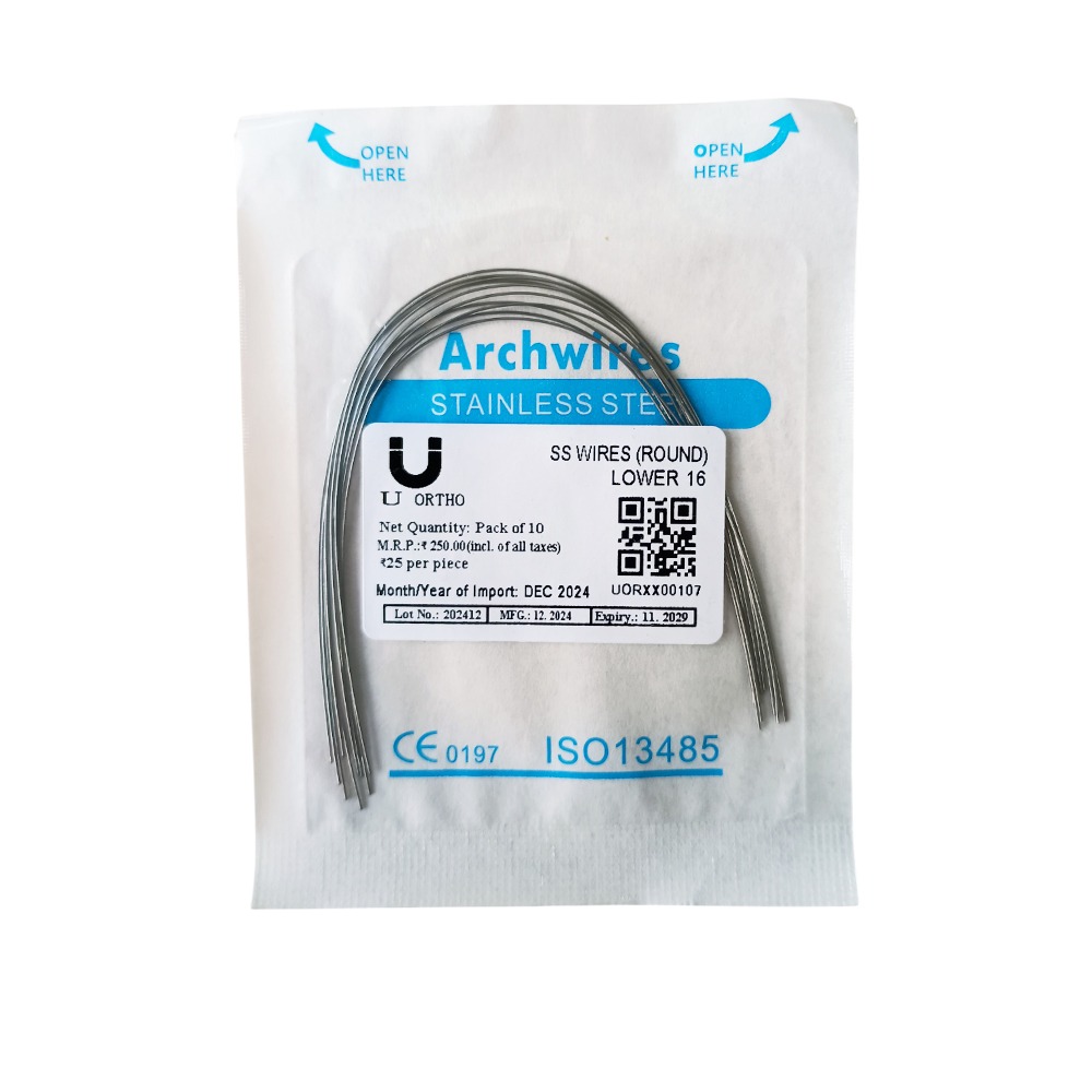 U Ortho Ss Wires (Round) Lower 16
