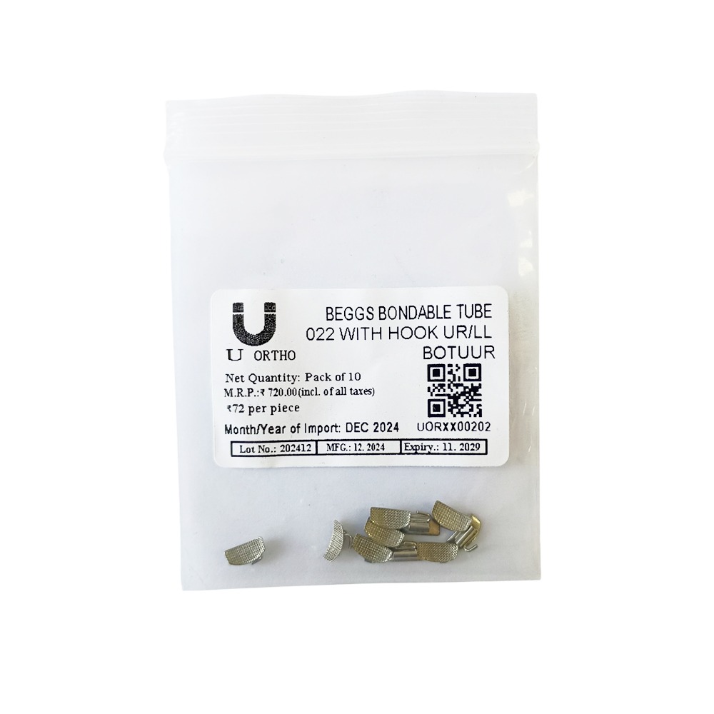 U Ortho Beggs Bondable Tube 022 With Hook UR/LL - BOTUUR