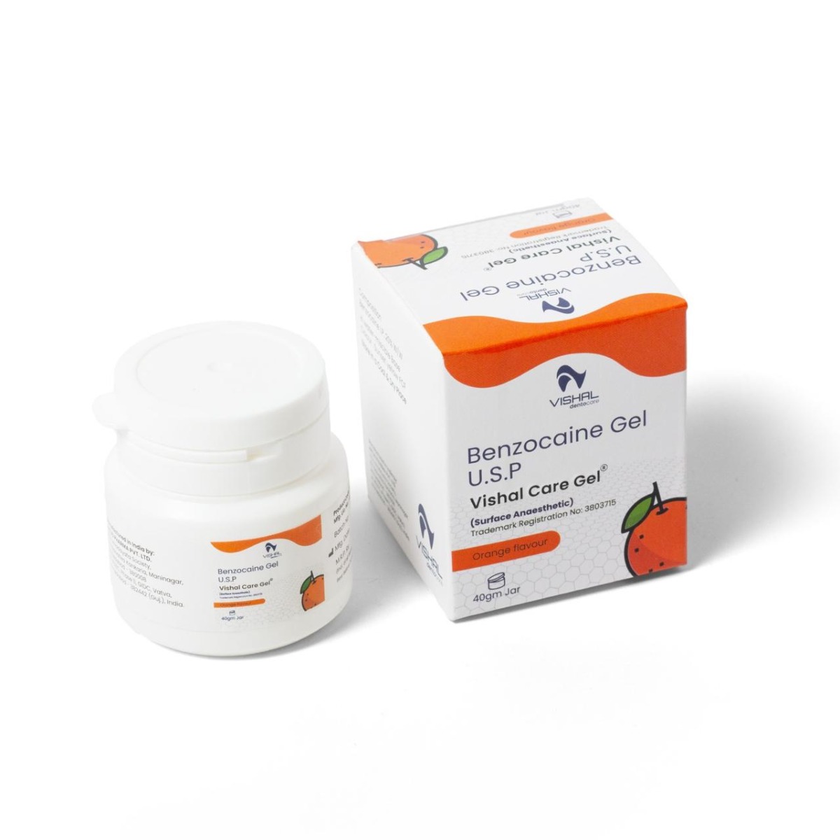 Vishal DentoCare Gel Topical Anaesthetic -Orange