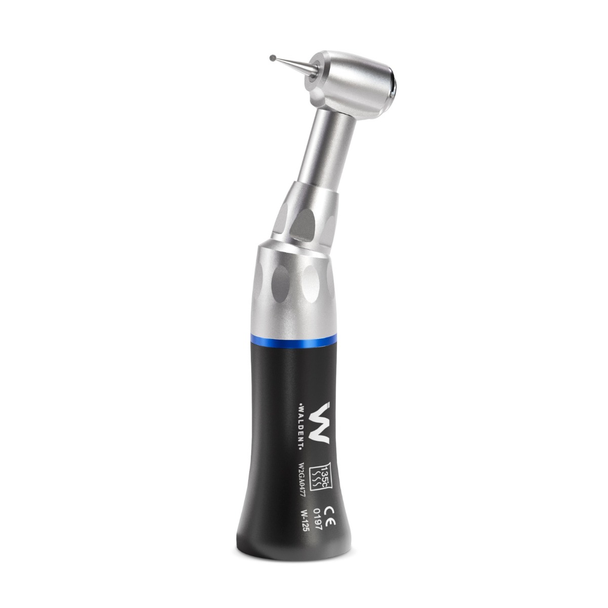 Waldent Push Button Contra-angle Handpiece - Black (W-125)