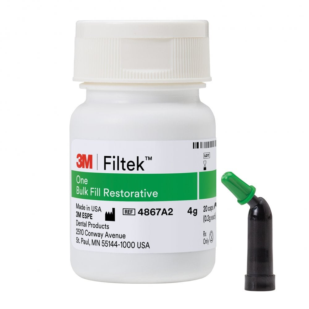 3M ESPE Filtek One Bulk Fill Flowable Restorative- Bottle A2 (20 Capsules)