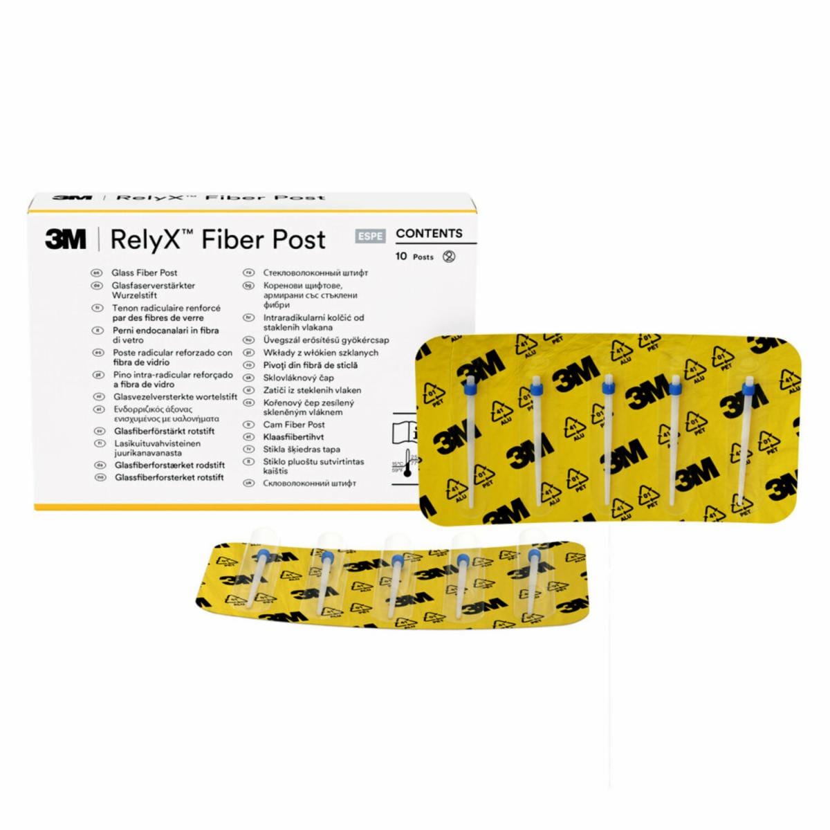 3M ESPE Relyx Fiber Post Refill Size 3 (Blue) - 10 Pack
