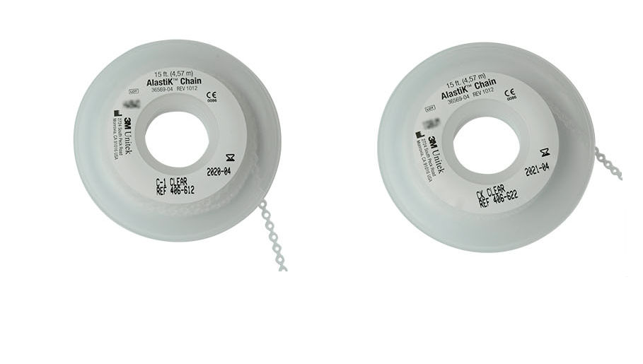 3M Unitek Alastik Bobbin Chain C-1 Clear 15 1EA (406-612)