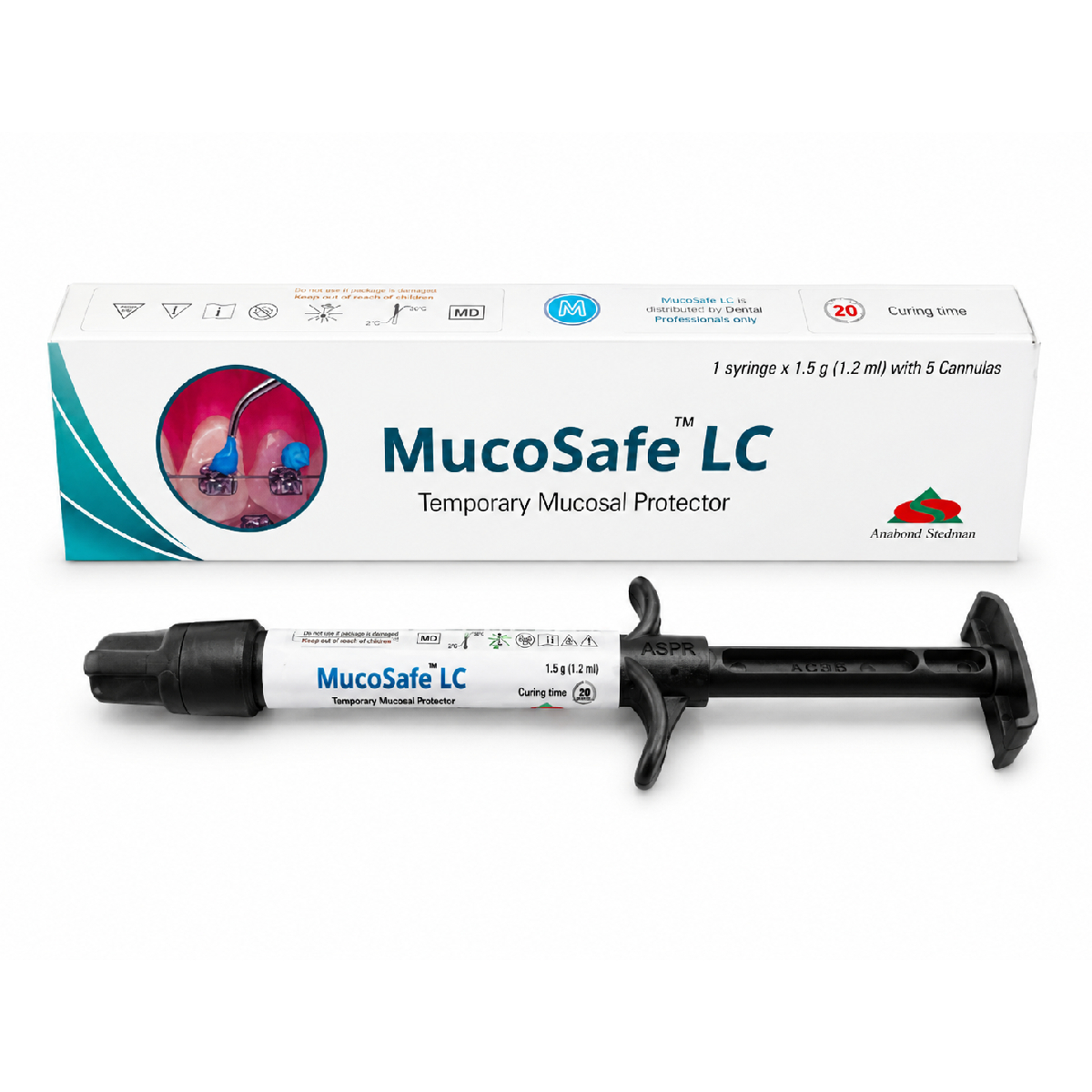Anabond Mucosafe LC Temporary Mucosal Protector 1.5gm (Pack of 1)