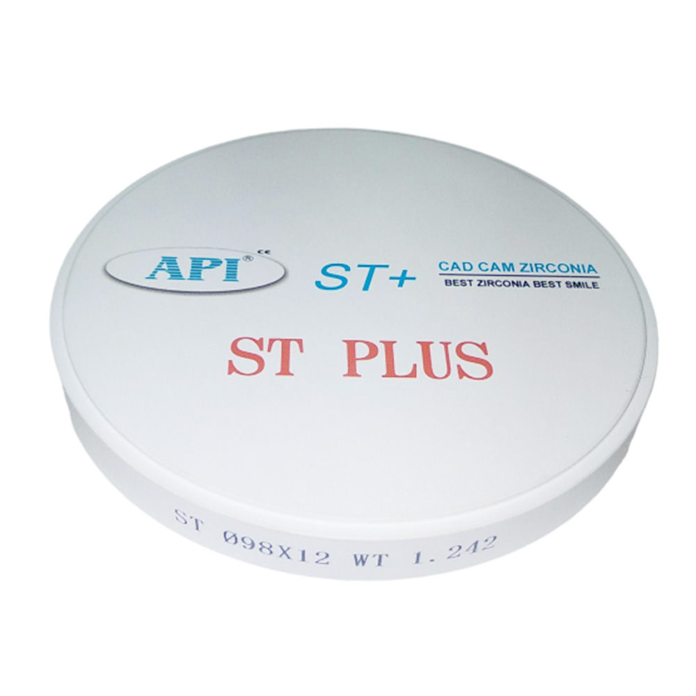 API Zirconia Dental Ceramics Blank White (ST Plus Series)