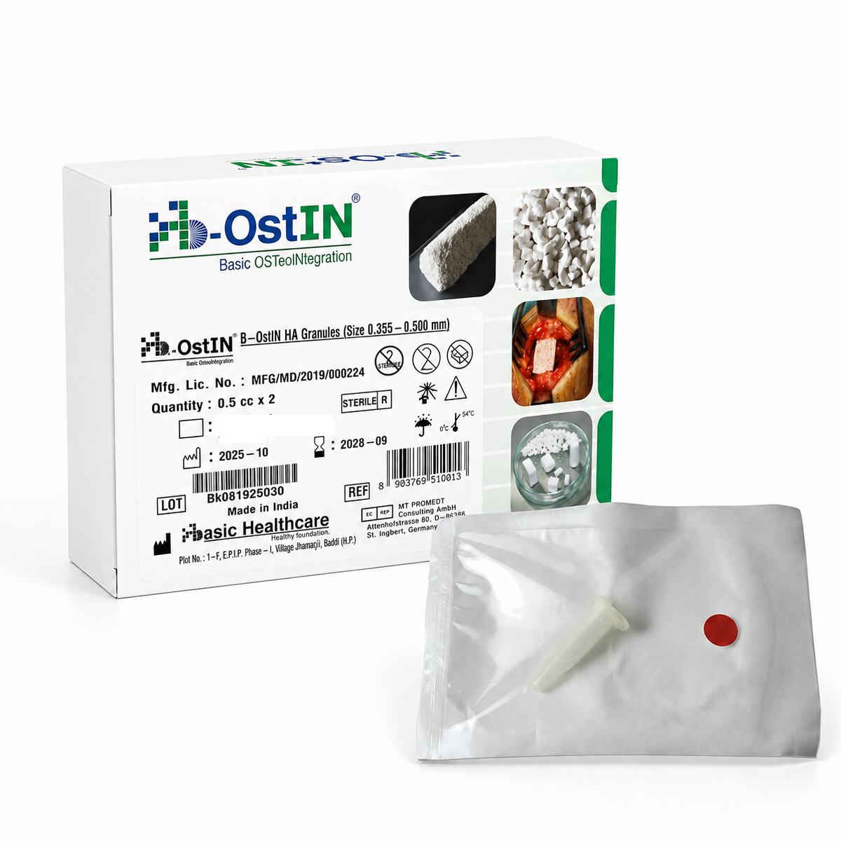 B-Ostin HA Nano Bonegraft Materials 0.355 - 0.500mm