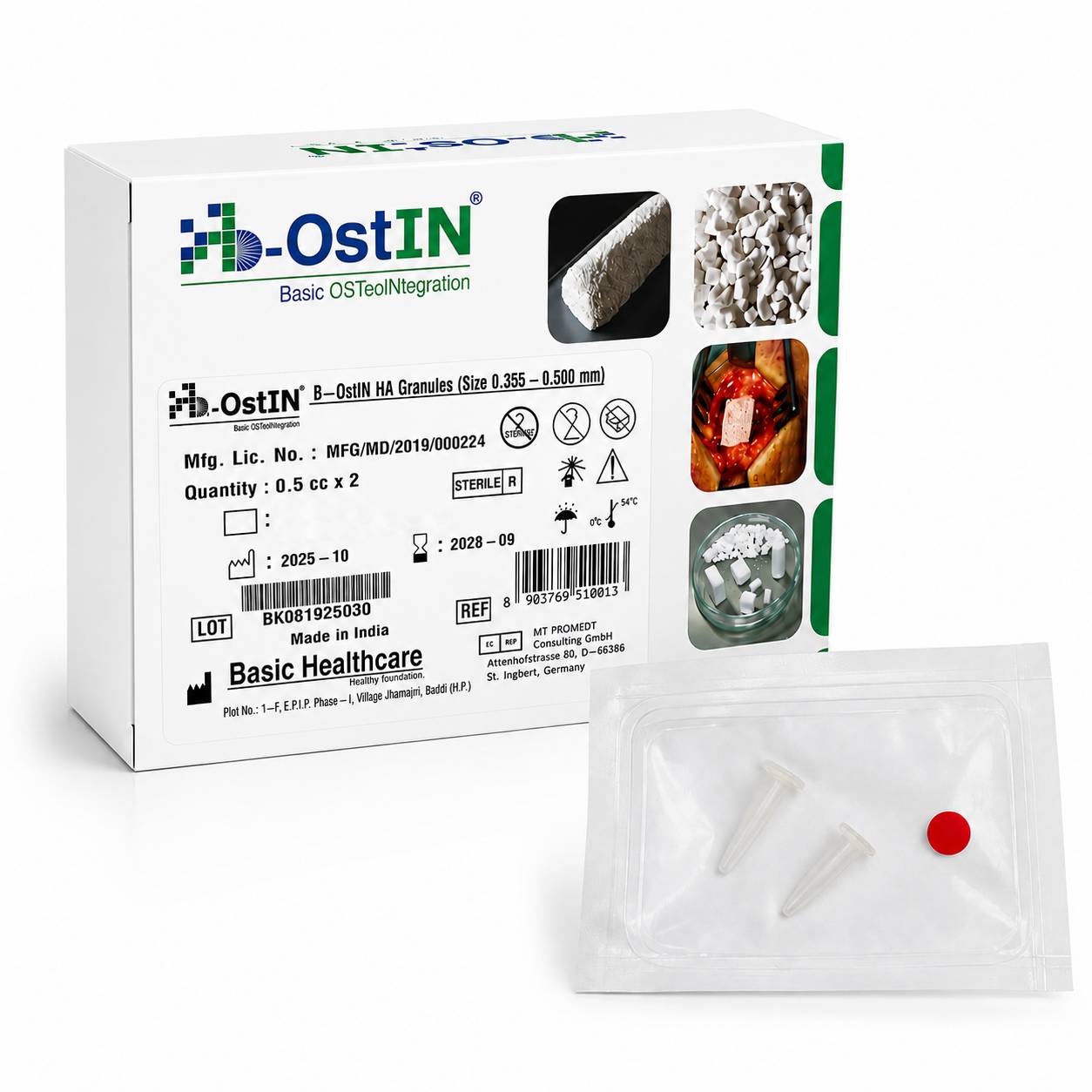 B-Ostin HA Nano 0.355-0.500 mm 1.0 CC (0.5 X 2) 2 Vials Pack - DB103-006