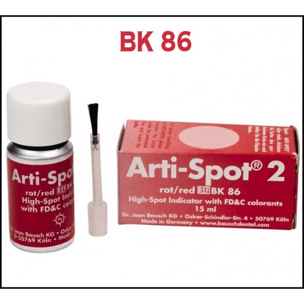 Bausch Arti - Spot 2 Red for Ceramics - BK 86