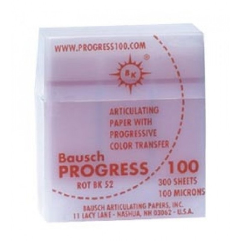 Bausch Articulating Plastic Dispenser 300 Strips Red-BK 52