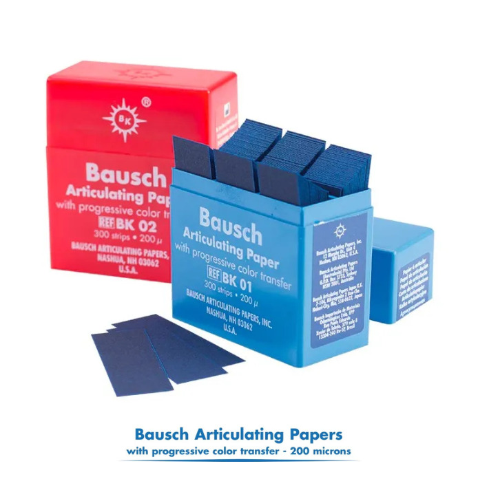 Bausch Dental Articulating Papers with Progressive Colour Transfer - 200µ Microns