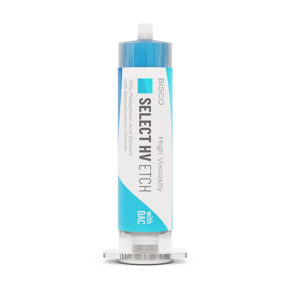 Bisco Select HV Etch 35% High Viscosity Phosphoric Acid Etchant With BAC Bulk Syringe Refill - 30ml