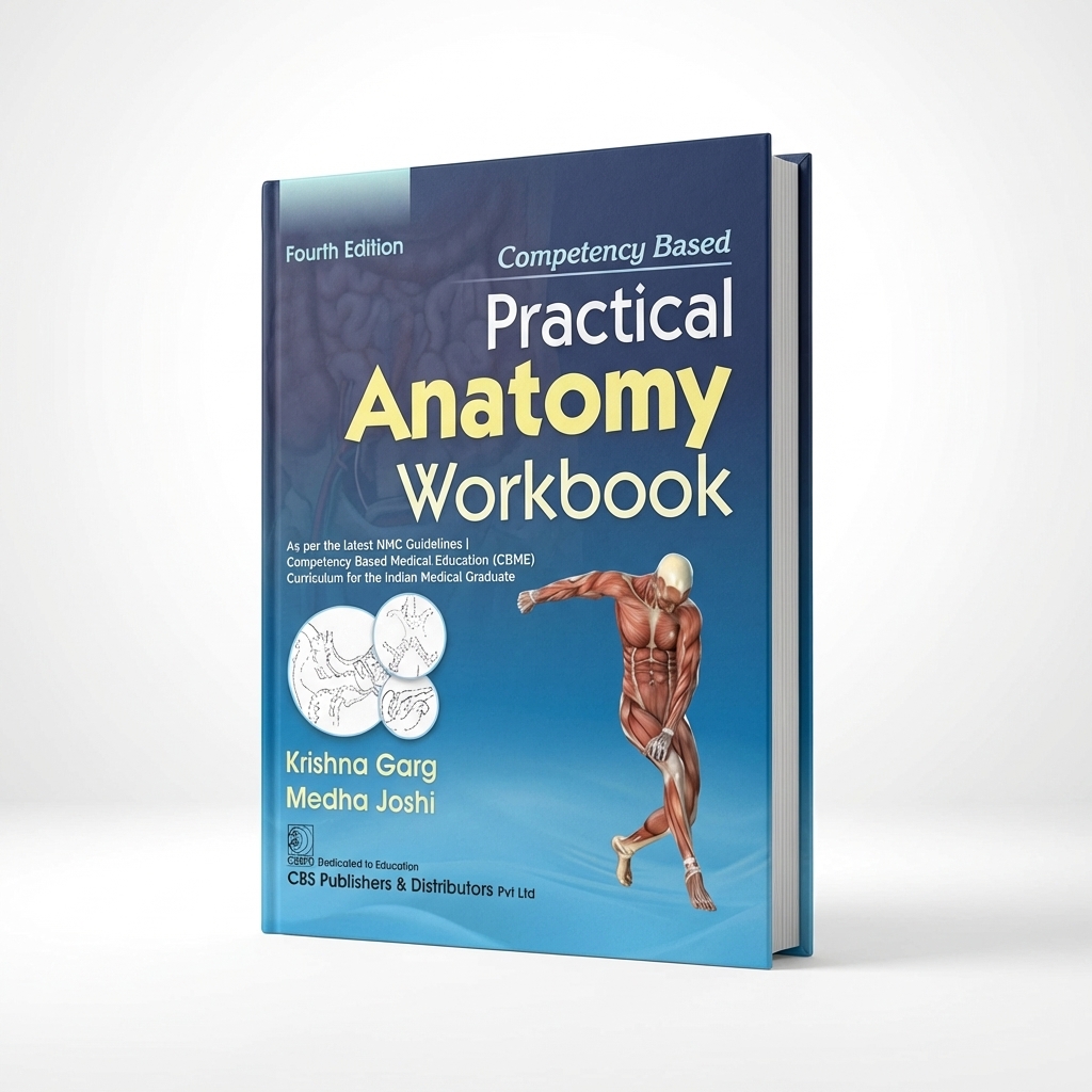CBS Competency Based Practical Anatomy Workbook 4th Edition | Krishna Garg & Medha Joshi | ISBN 186295