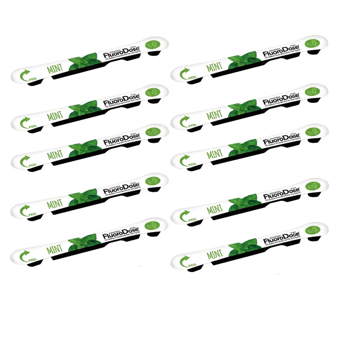Centrix FluoroDose Sodium Fluoride Varnish Single Dose - 0.3ml ( Mint ) | Pack Of 10