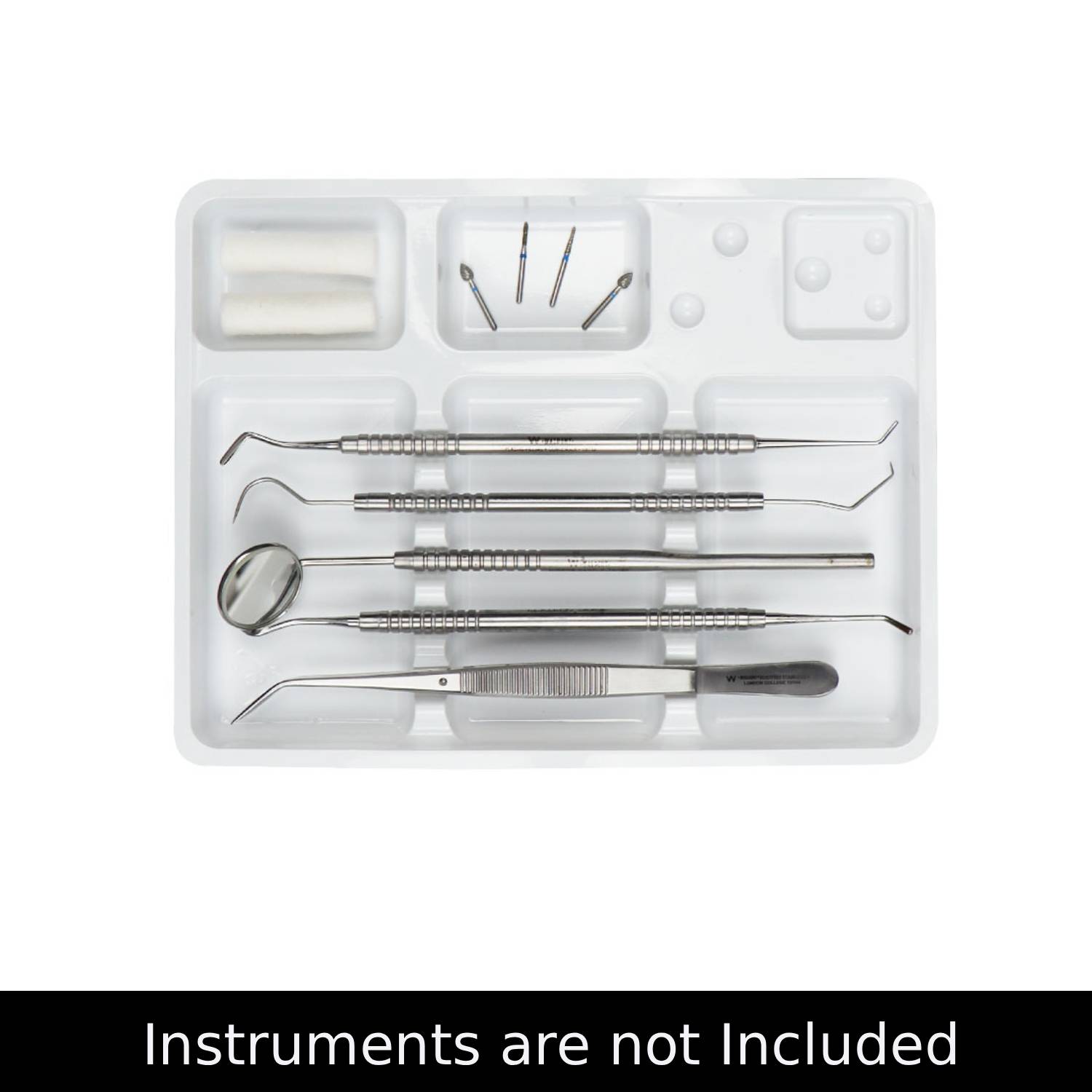 Cotisen Disposable Plastic Instrument Trays (Pack of 100)