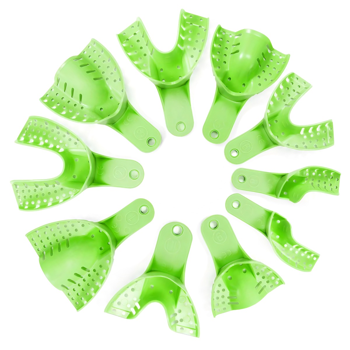 Cotisen Autoclavable Impression Trays (Set of 10)
