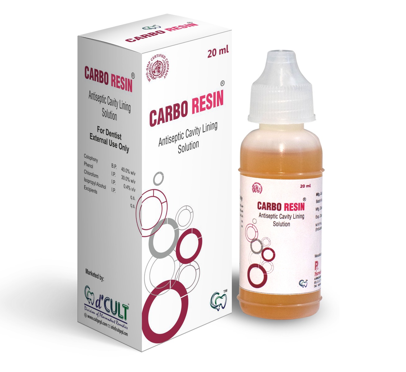 D'Cult Carbo Resin Antiseptic Cavity Lining Solution