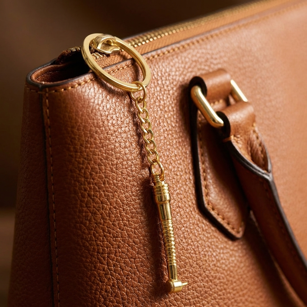 Dental Airotor Key Chain - Golden