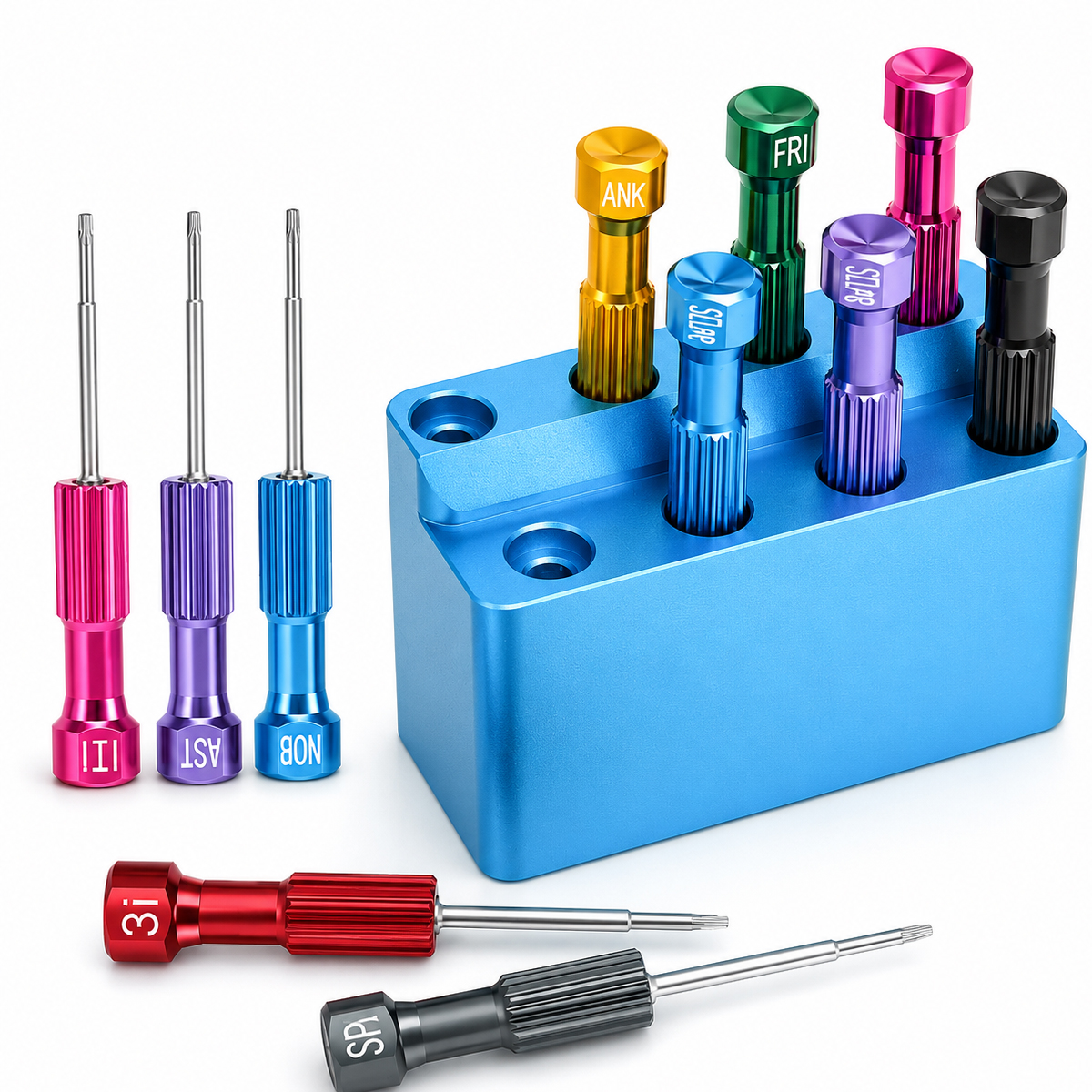 Dental Lab Implant Screw Driver Kit (Pack Of 8)