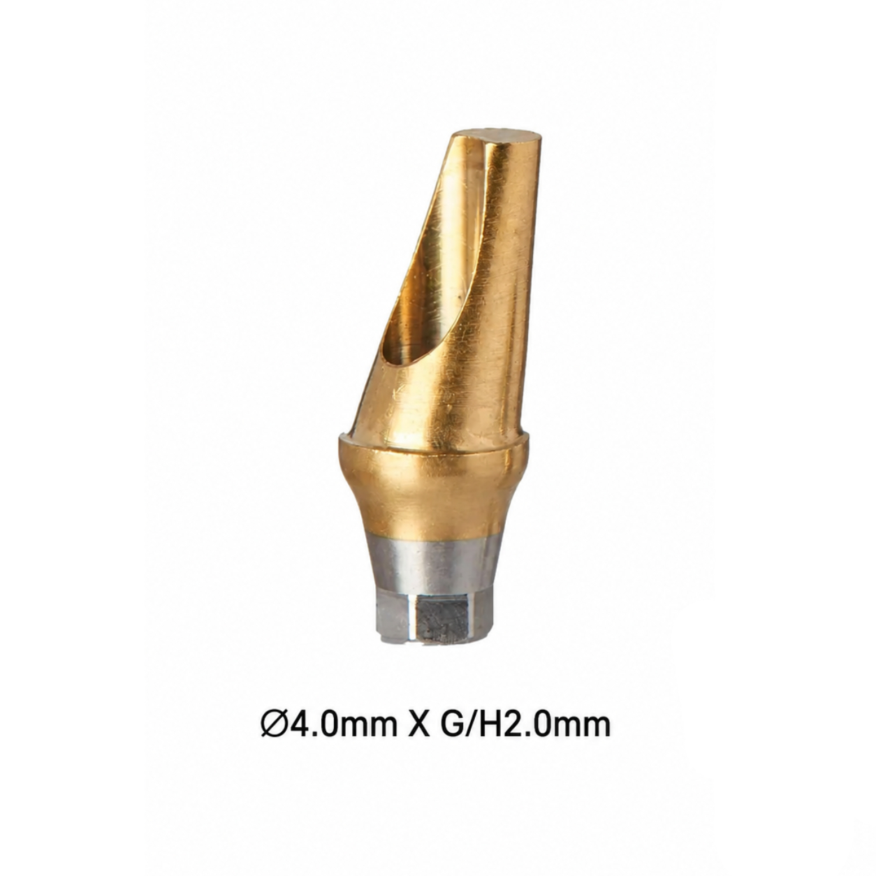 Dentaltech 17° Angular Abutment Mini ∅4.0mm X G/H2.0mm Position A - Osstem Mini Implant Compatible