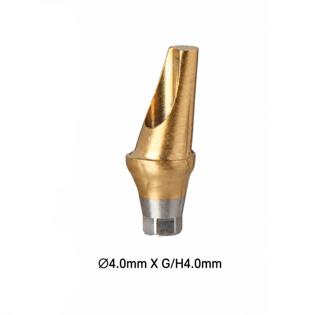 Dentaltech 17° Angular Abutment Mini ∅4.0mm X G/H4.0mm Position A - Osstem Mini Implant Compatible