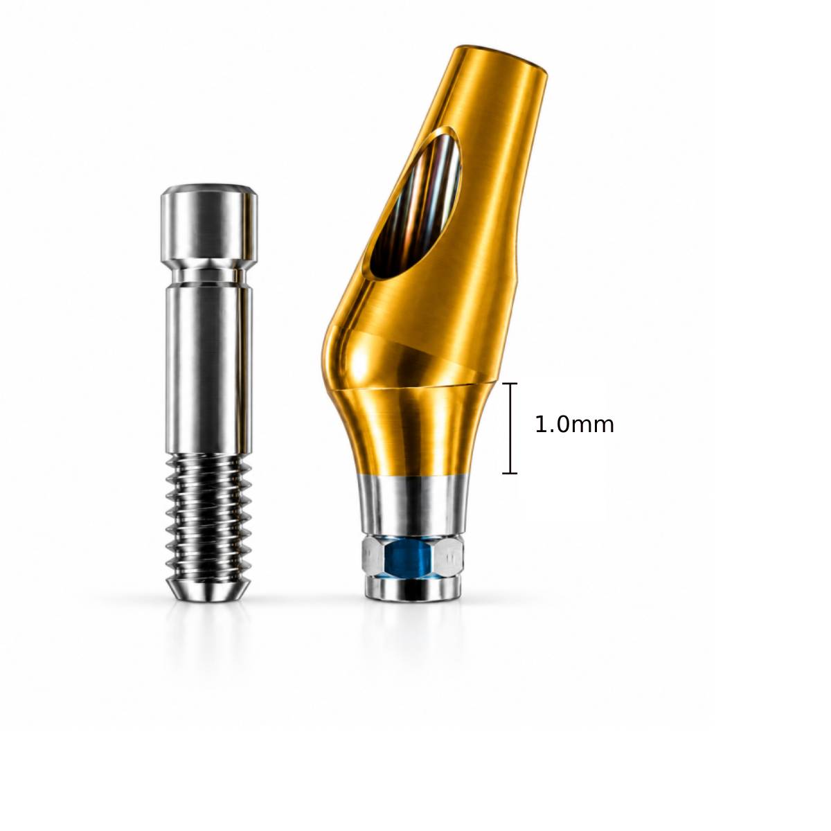 Dentaltech 25° Angular Abutment ∅4.5mm X G/H1.0mm - Dentium Superline / Dio/ Megagen / Dentis/ CoWellMedi Implant Compatible