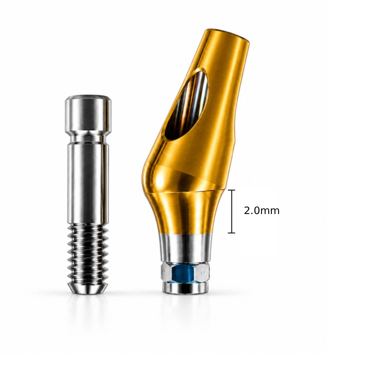 Dentaltech 25° Angular Abutment ∅4.5mm X G/H2.0mm - Dentium Superline / Dio/ Megagen / Dentis/ CoWellMedi Implant Compatible