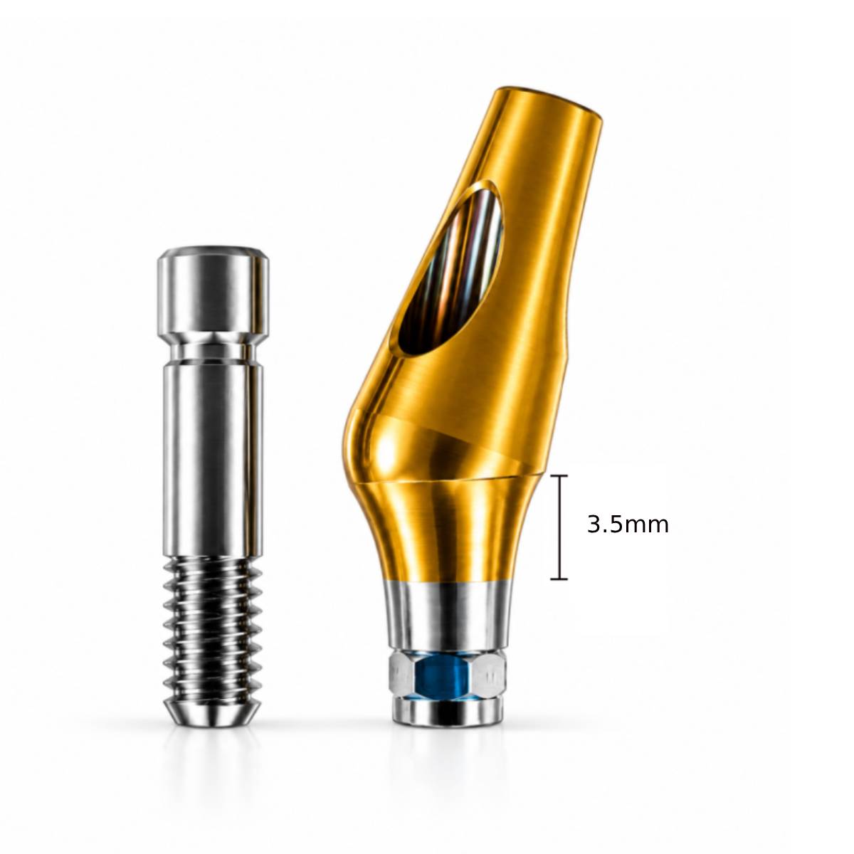 Dentaltech 25° Angular Abutment ∅4.5mm X G/H3.5mm - Dentium Superline / Dio/ Megagen / Dentis/ CoWellMedi Implant Compatible