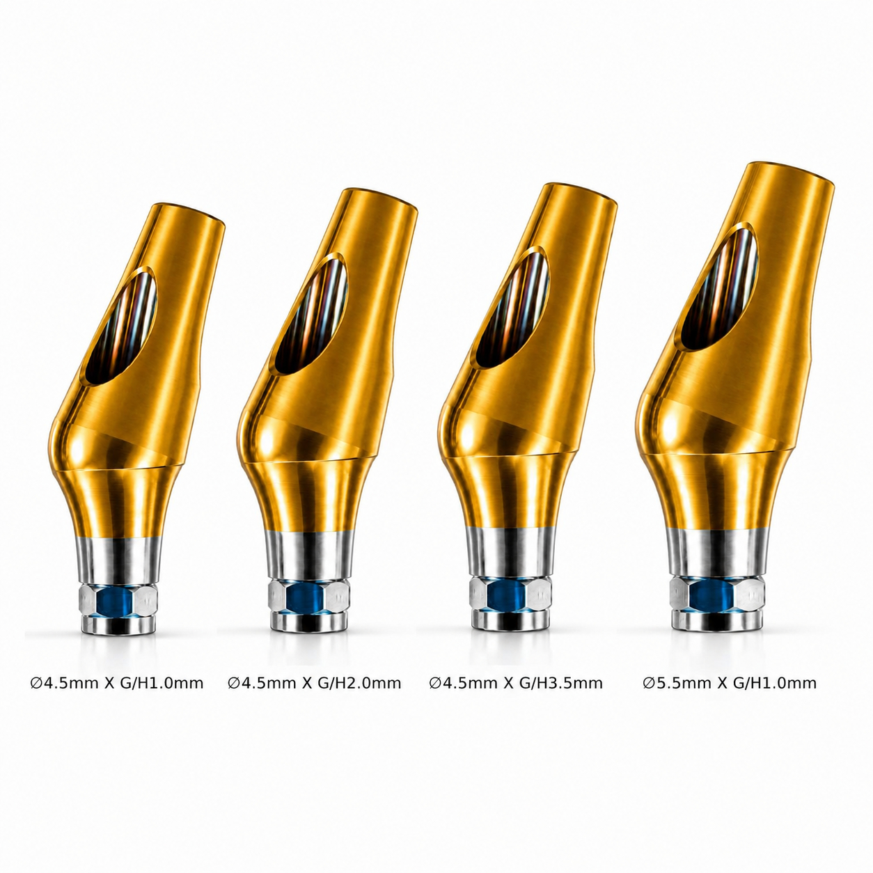 Dentaltech 25° Angular Abutments - Dentium Superline / Dio/ Megagen / Dentis/ CoWellMedi Implant Compatible