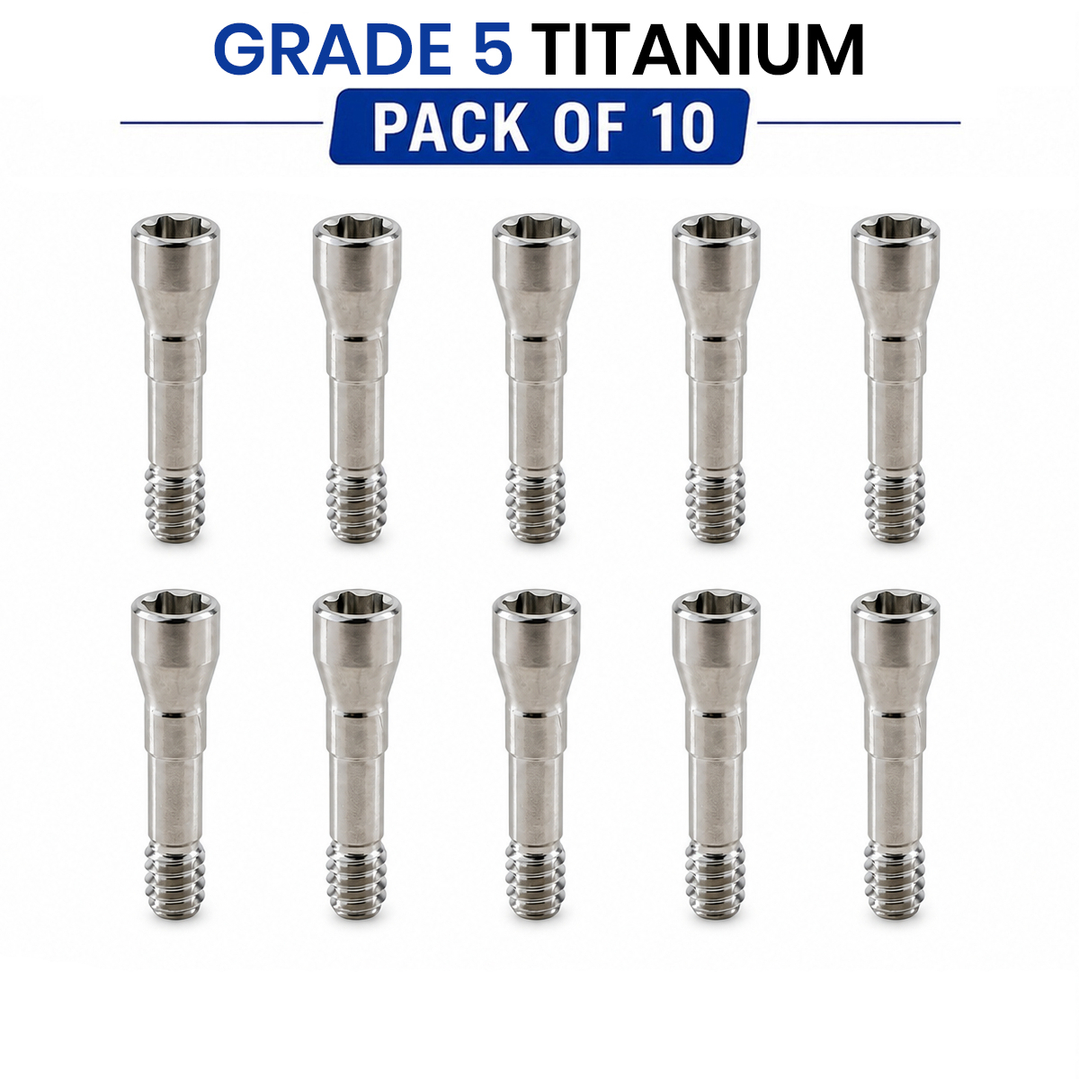 Dentaltech Abutment Screw - ITI-NC Implant Compatible (Pack of 10)