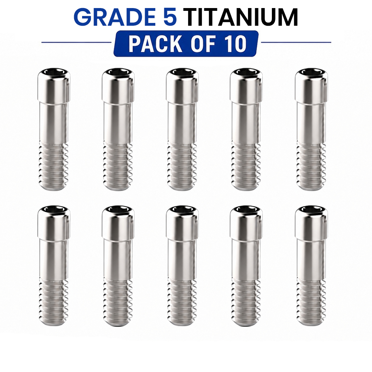 Dentaltech Abutment Screw NP - Nobel Biocare NP Implant Compatible (Pack of 10)