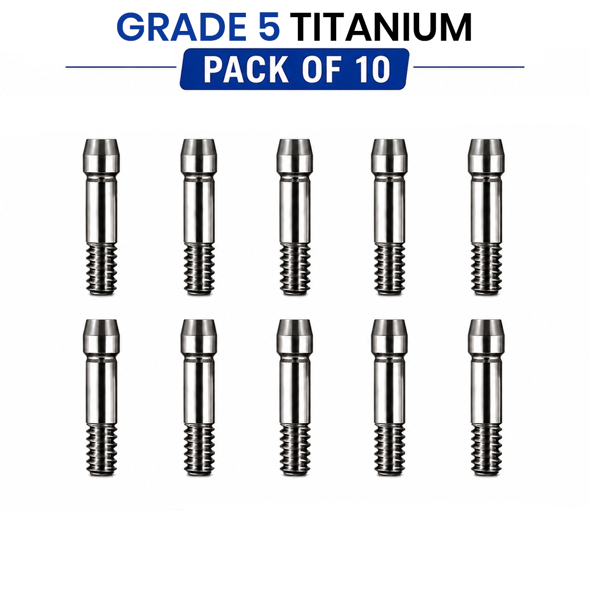 Dentaltech Abutment Screw - OSSTEM-R Implant Compatible (Pack of 10)