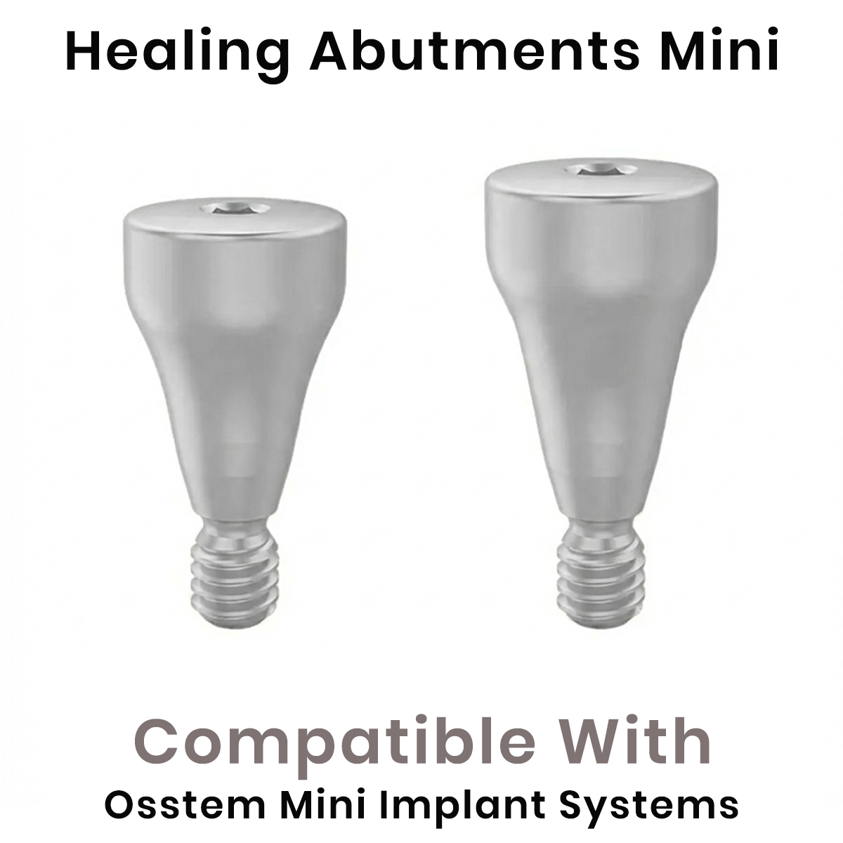 Dentaltech Healing Abutments Mini - Osstem Mini Implant Compatible