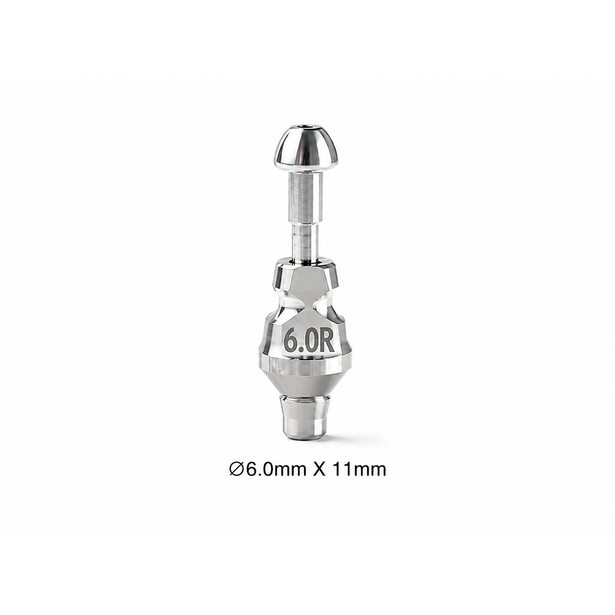 Dentaltech Close Tray Impression Coping Regular ∅6.0mm X 11mm - Osstem | Dentium | DIO | Cowellmedi | Neobiotech | Dentis Implant Compatible