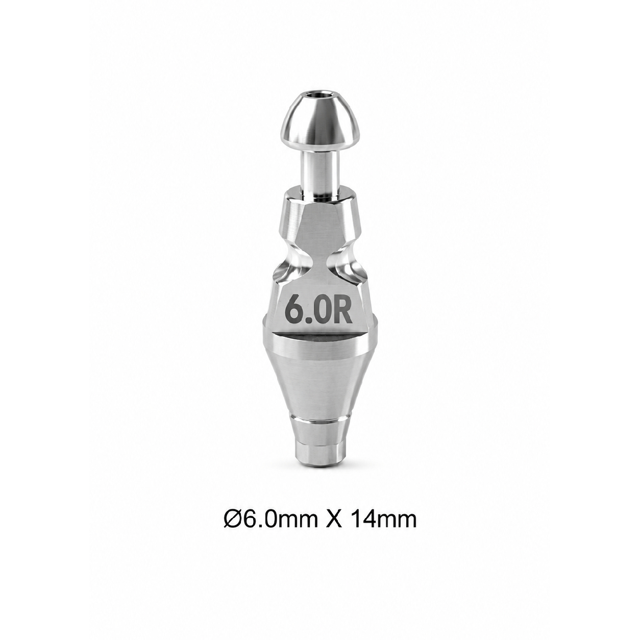 Dentaltech Close Tray Impression Coping Regular ∅6.0mm X 14mm - Osstem | Dentium | DIO | Cowellmedi | Neobiotech | Dentis Implant Compatible