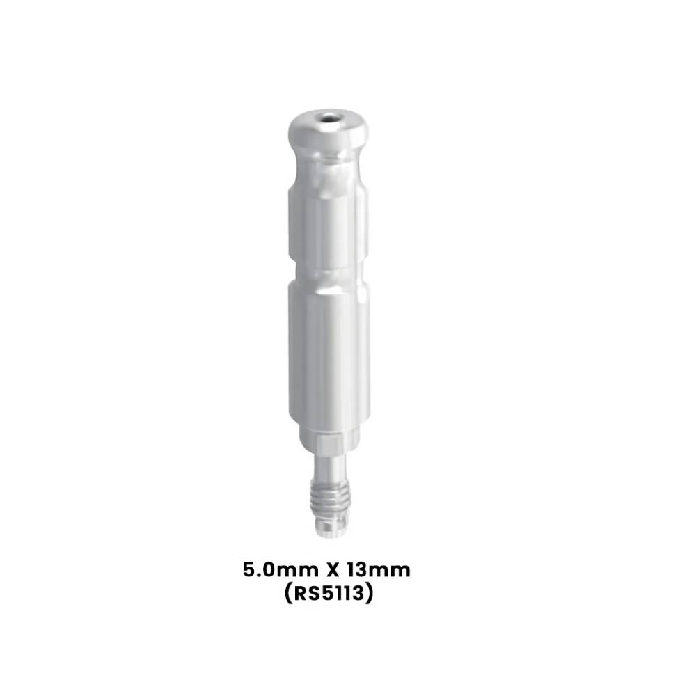 Dentaltech Close Tray Impression Coping RS ∅4.5mm X 14mm - Adin | Noris | MIS | AB Dental Compatible (RS4514)